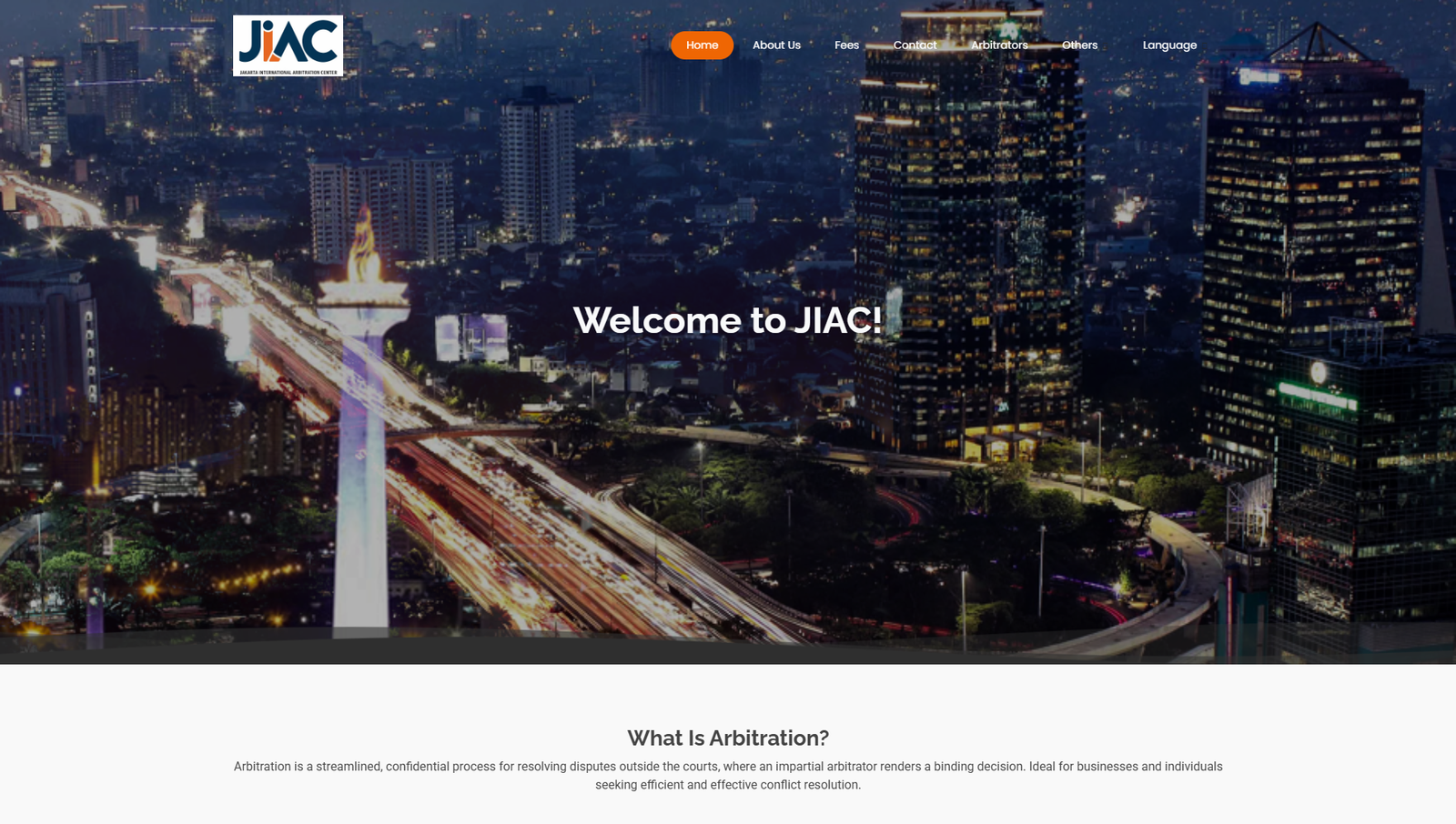 Jakarta International Arbitration Centre (JIAC) Web Platform